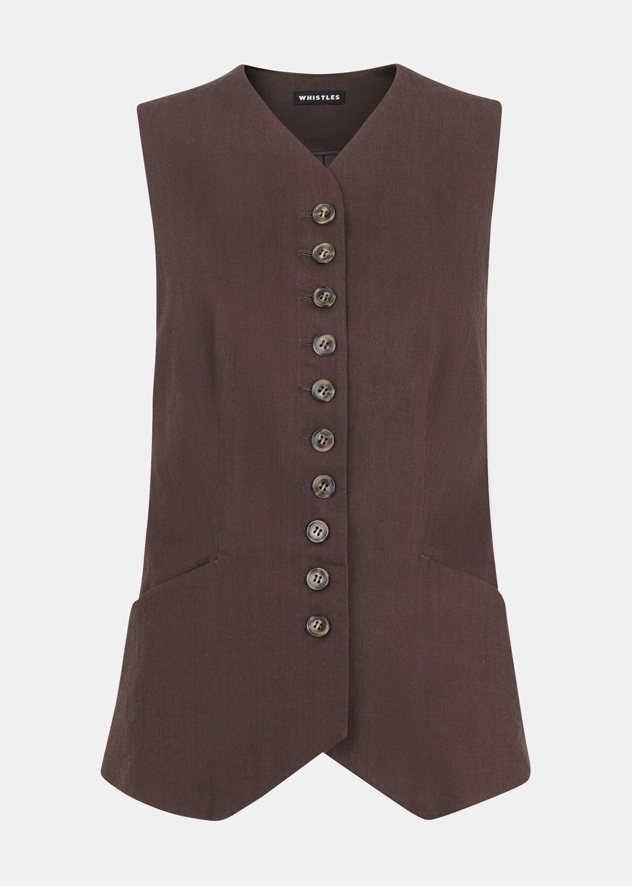 Mila Linen Blend Waistcoat