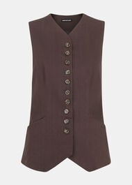 Mila Linen Blend Waistcoat