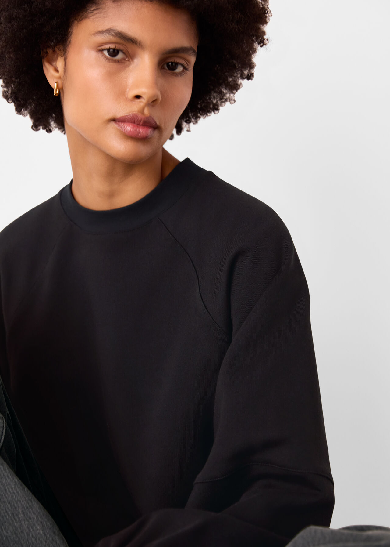 Gathered Full Sleeve Sweat