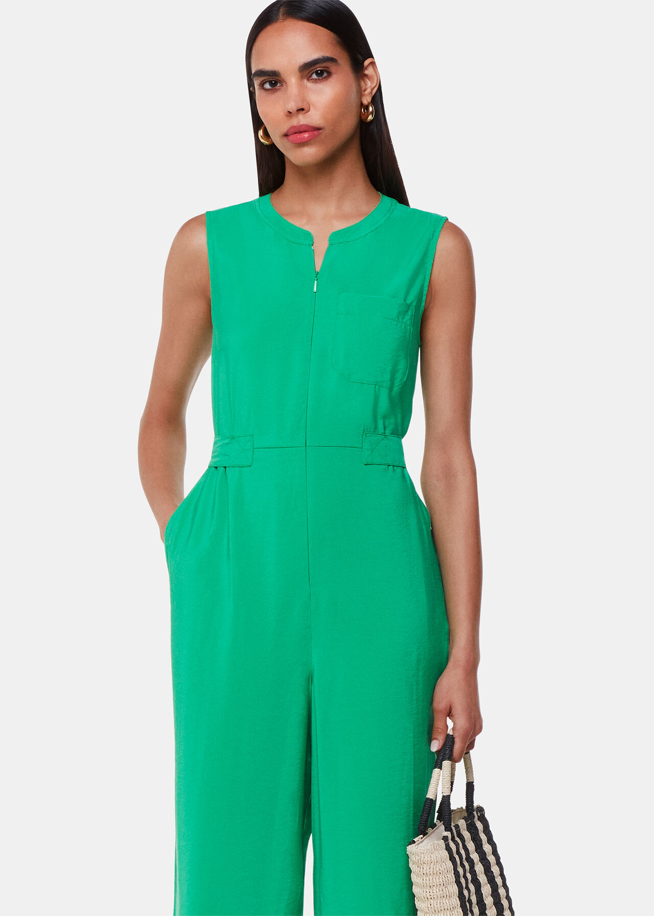 Josie Zip Front Jumpsuit