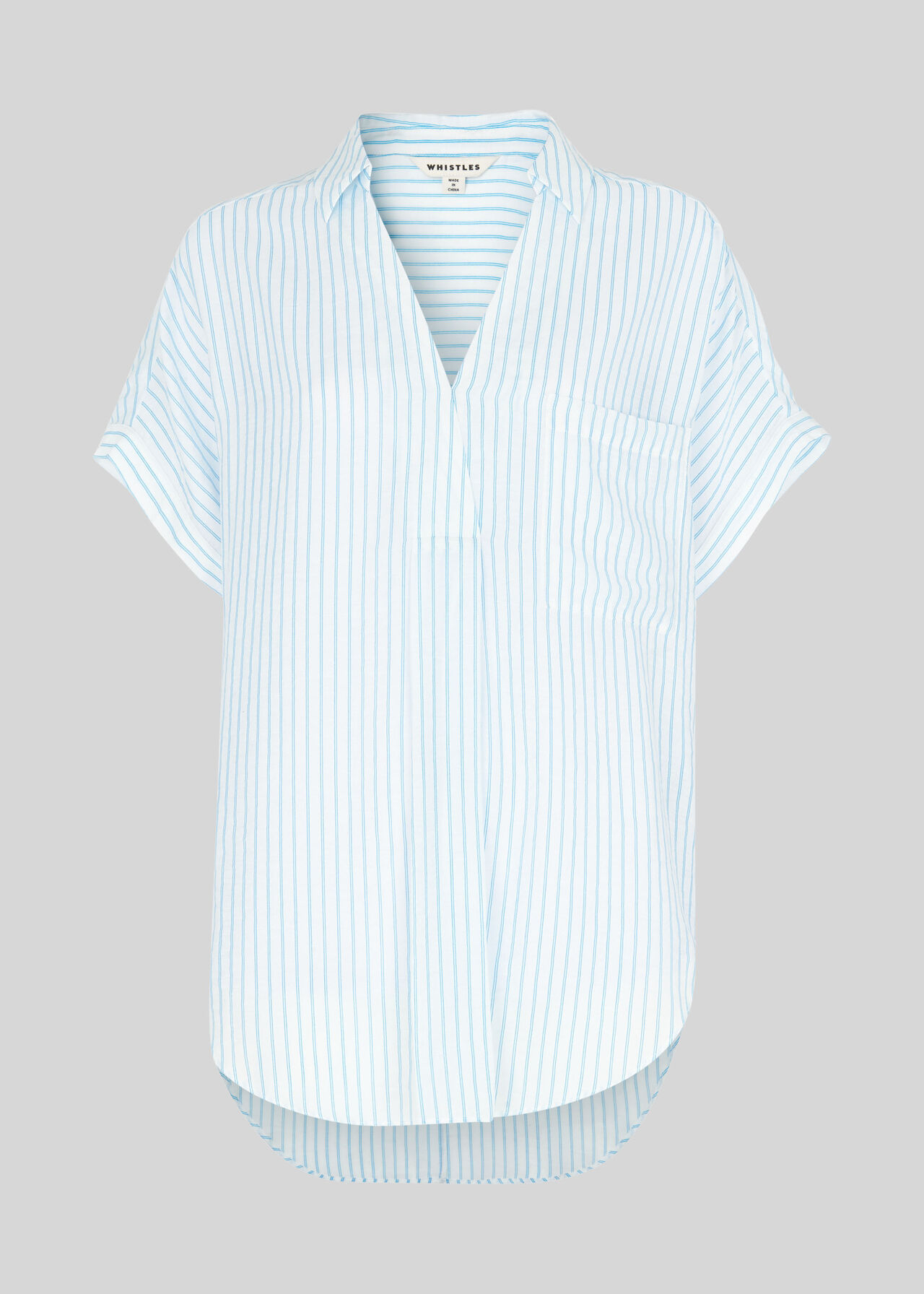 Lea Stripe Shirt White/Multi