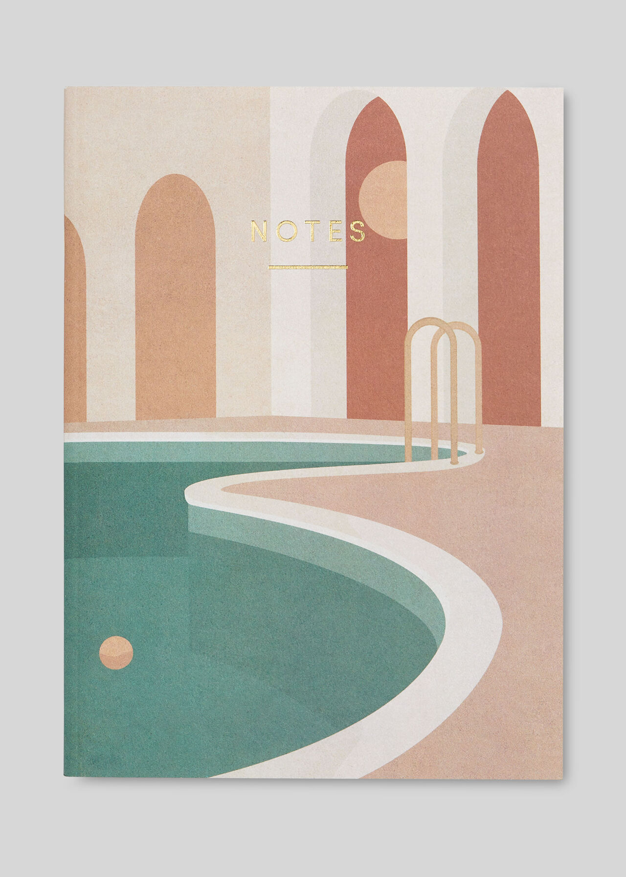 Wrap Pool With Arches Notebook Multicolour