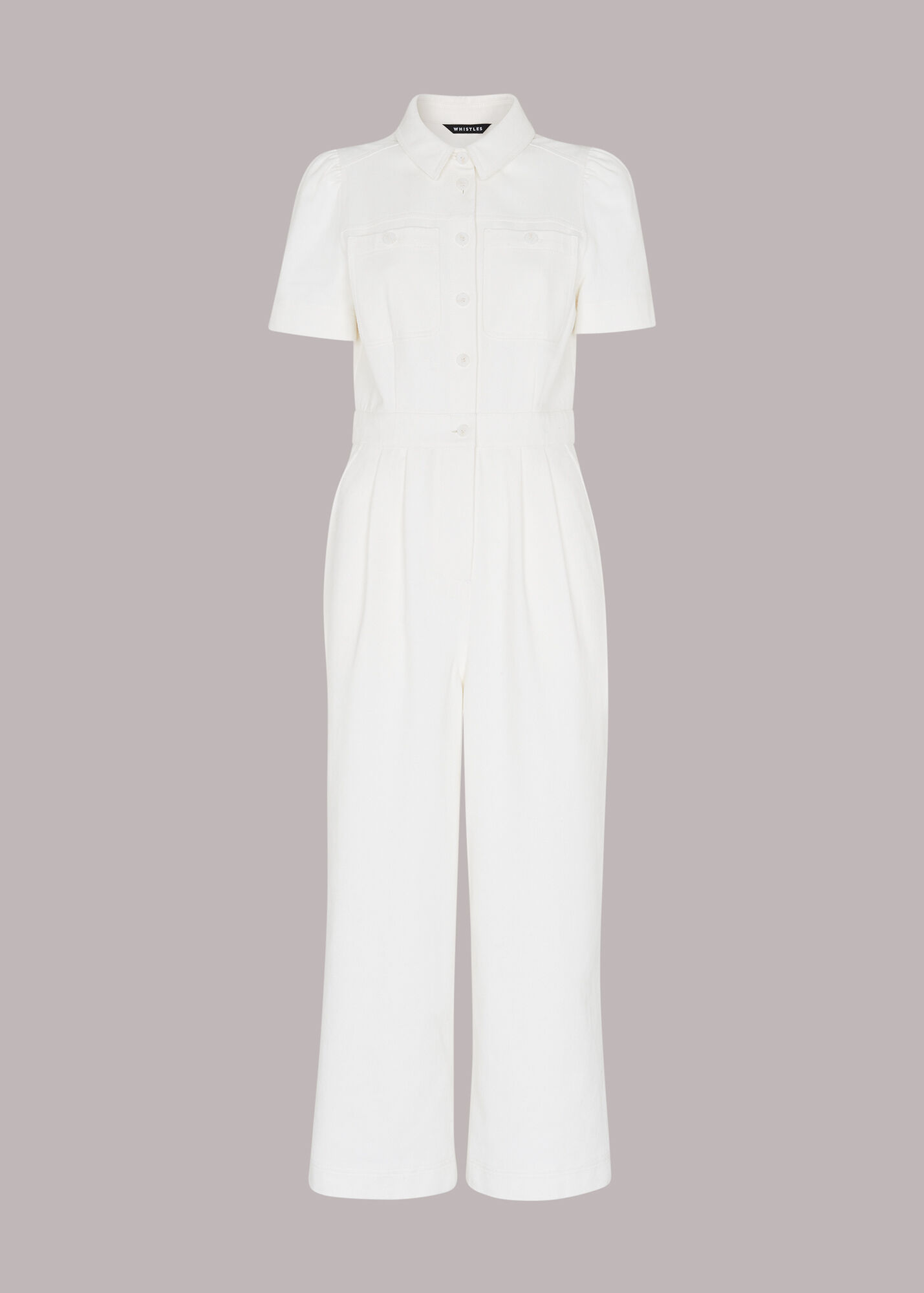 Ivory Emma Jumpsuit WHISTLES Whistles UK