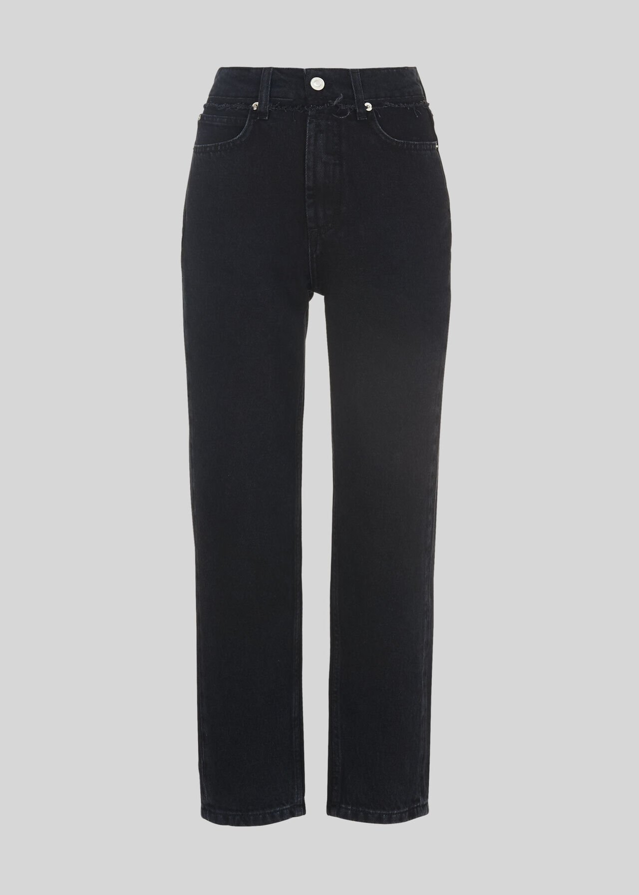 Hollie Straight Leg Jean Black