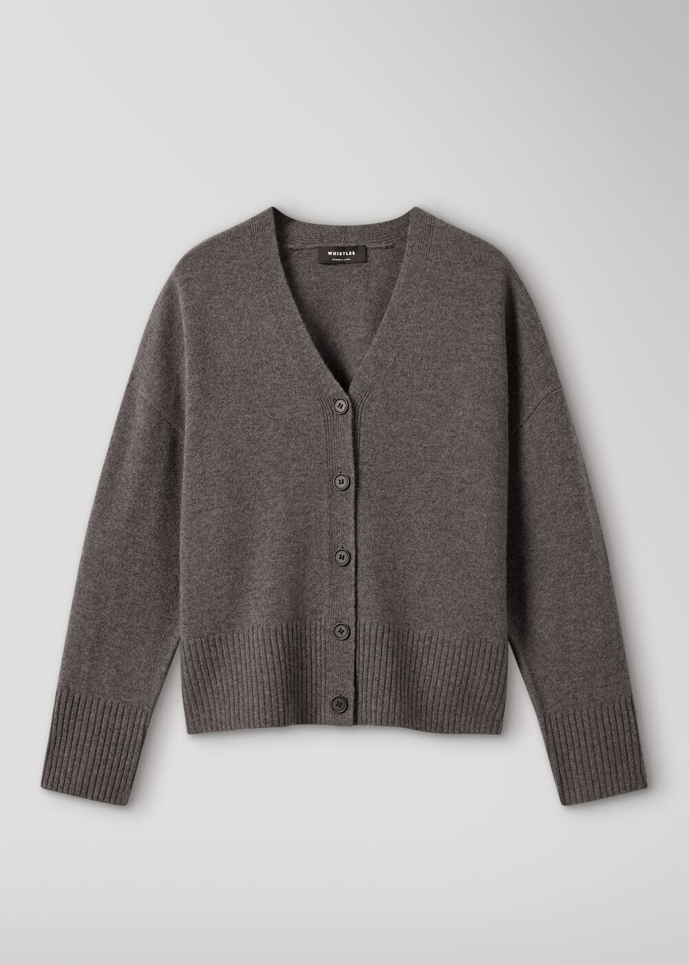 Wool V Neck Cardigan