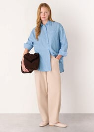 Oversized Fit Stripe Shirt