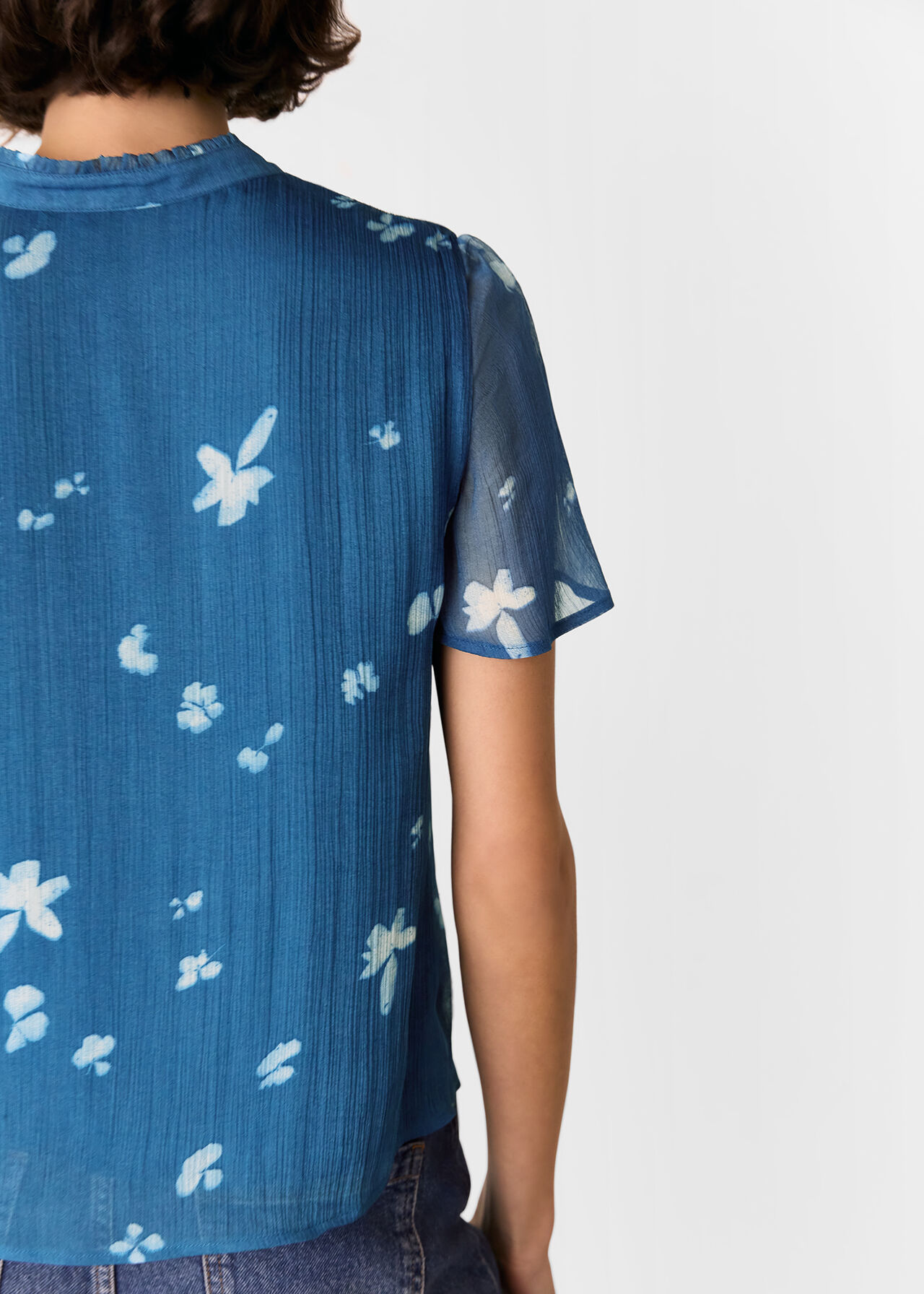 Sun Bleached Floral Blouse