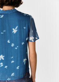 Sun Bleached Floral Blouse