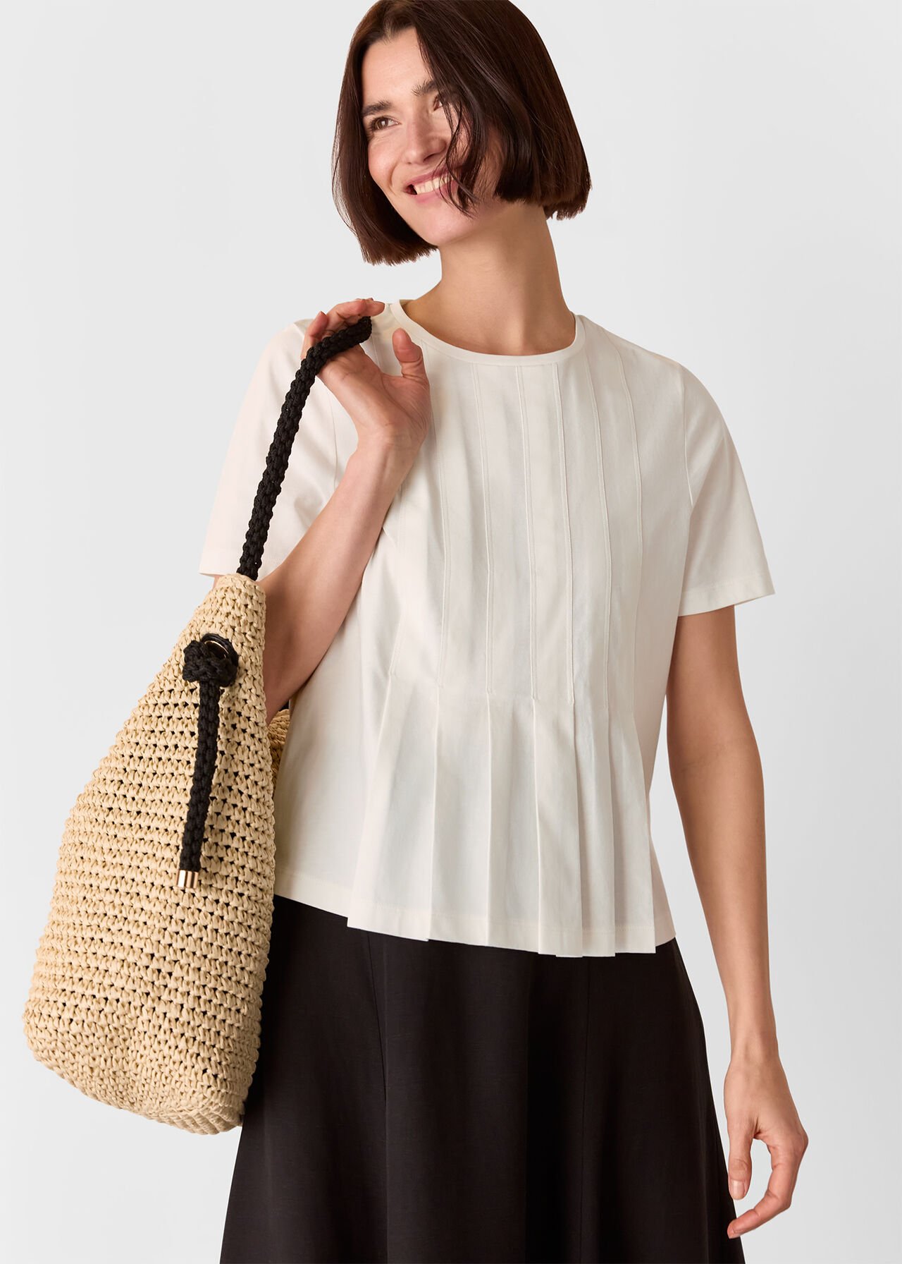 Pleat Detail Top