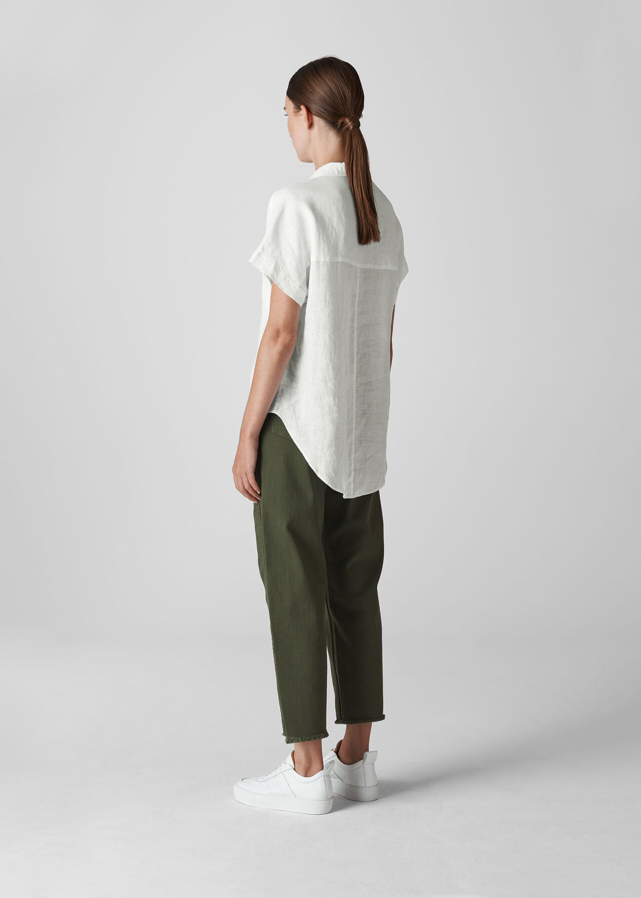 Lea Linen Shirt White