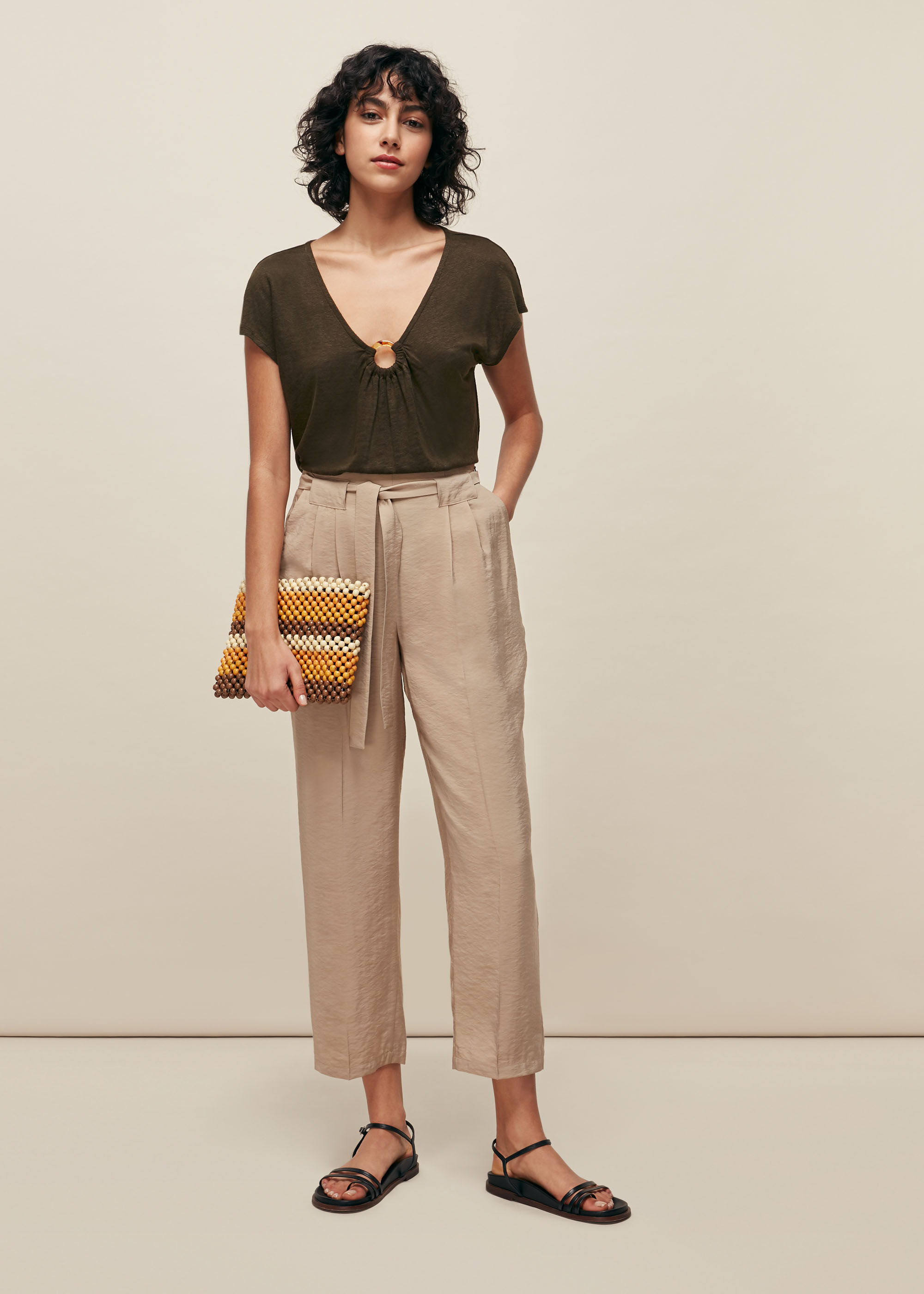 Whistles linen top Clearance