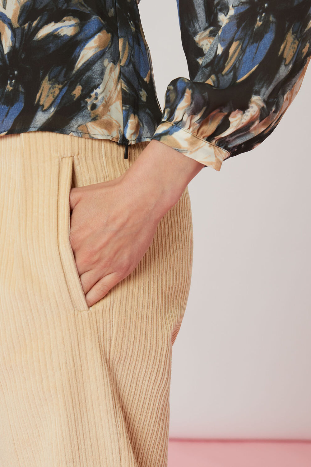 Storm Floral Silk Blouse