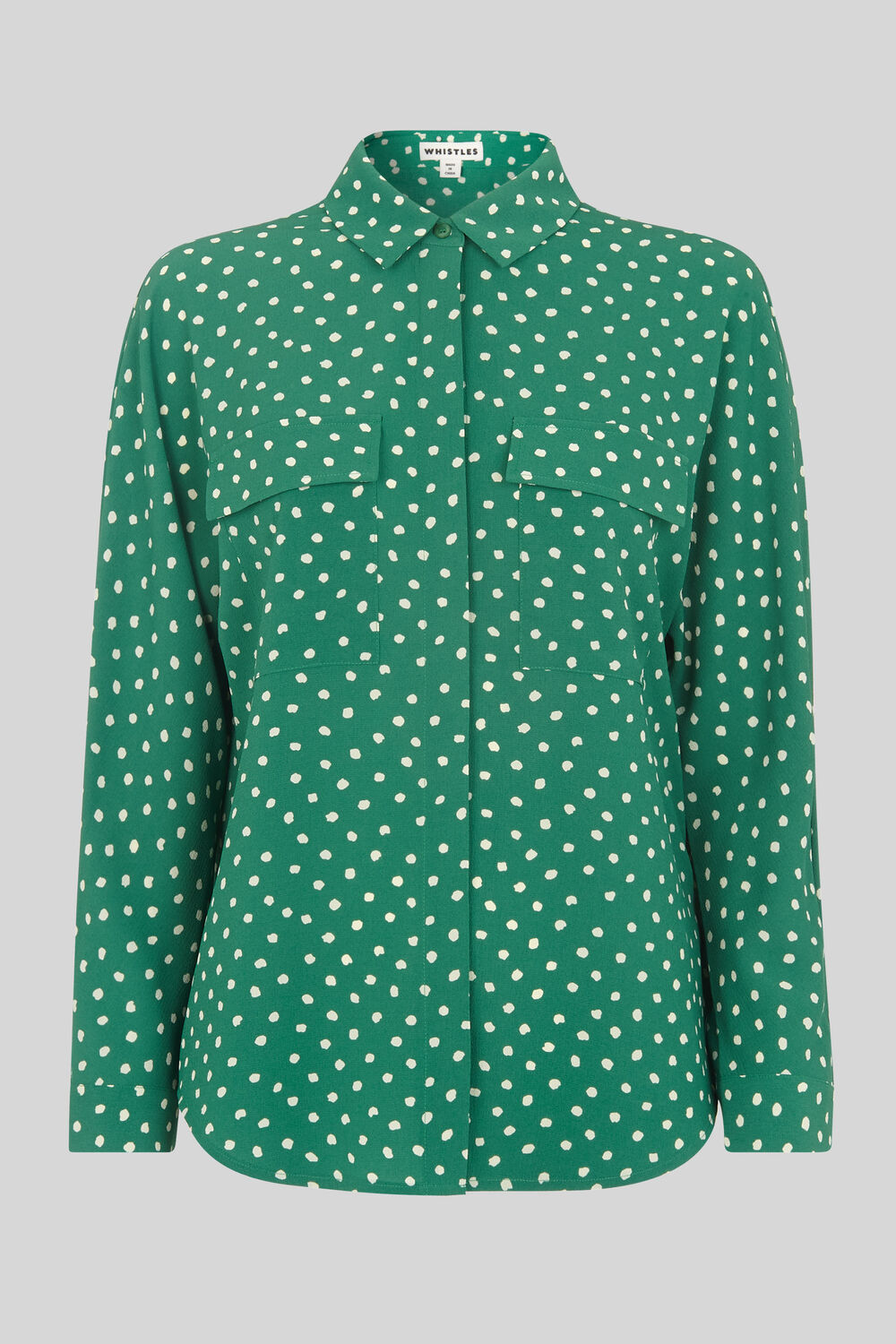 Abstract Selma Blouse Green/Multi