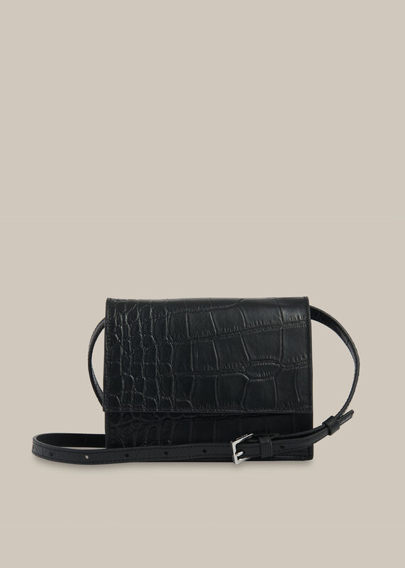 Suri Mini Croc Crossbody