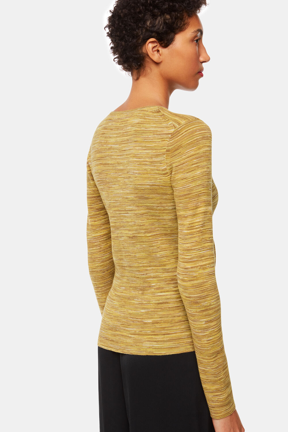 Spacedye Button Front Cardigan