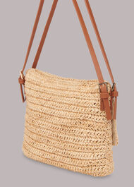 Karis Straw Shoulder Bag