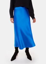 Satin Bias Cut Skirt