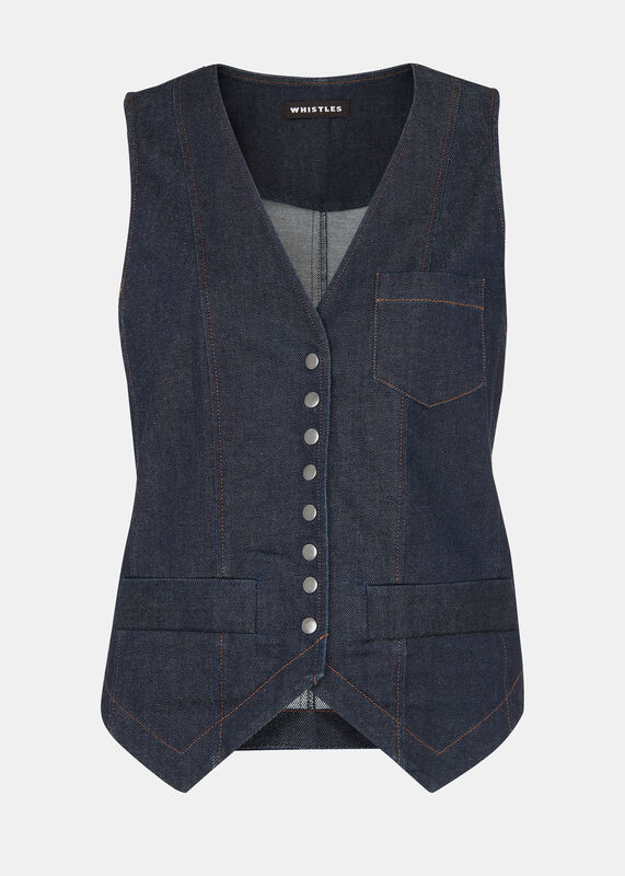 Joanna Denim Waistcoat