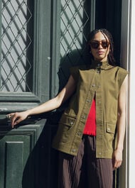 Sleeveless Safari Jacket