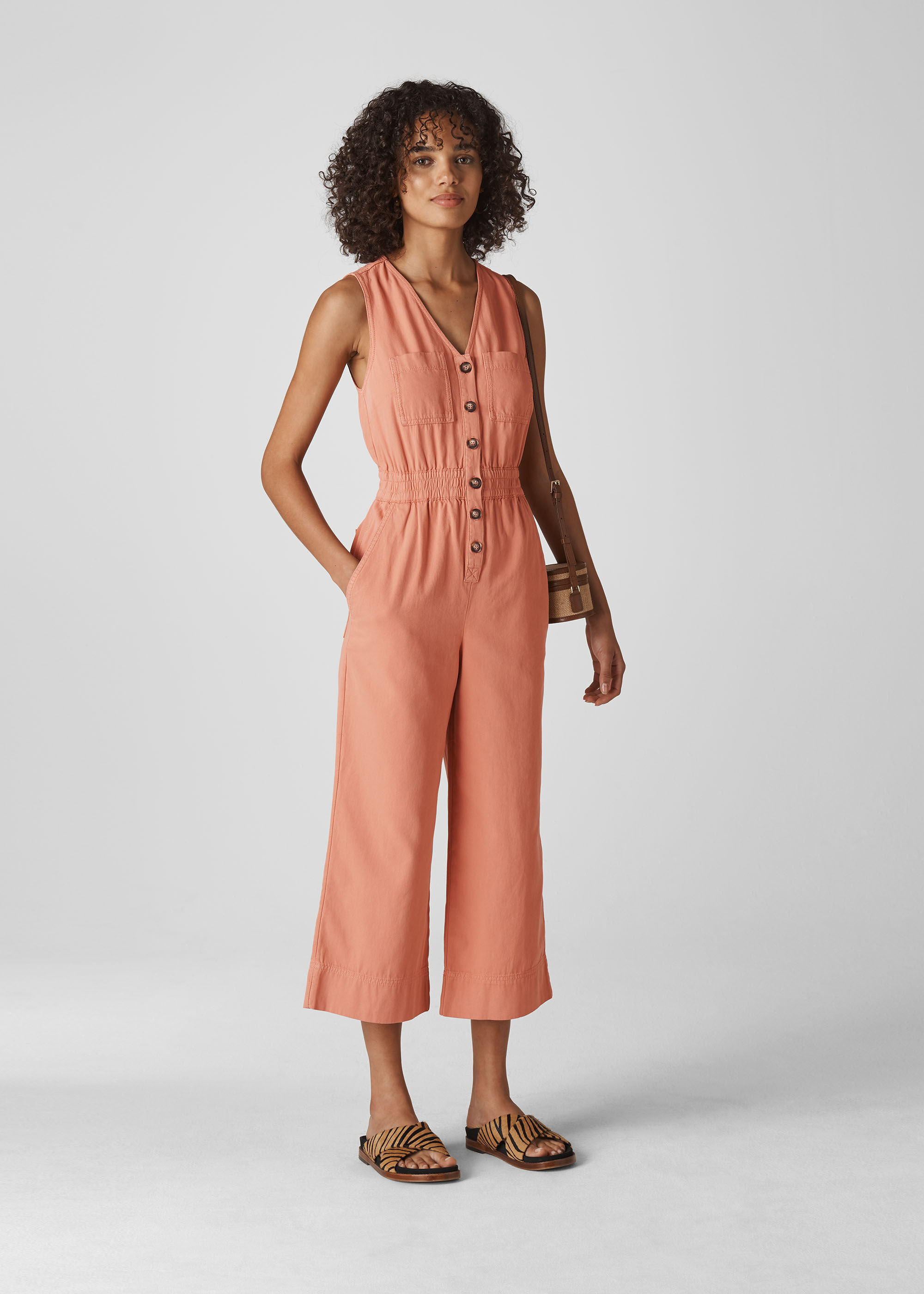 Dusty shop pink playsuit
