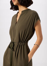 Sleeveless Drawstring Jumpsuit