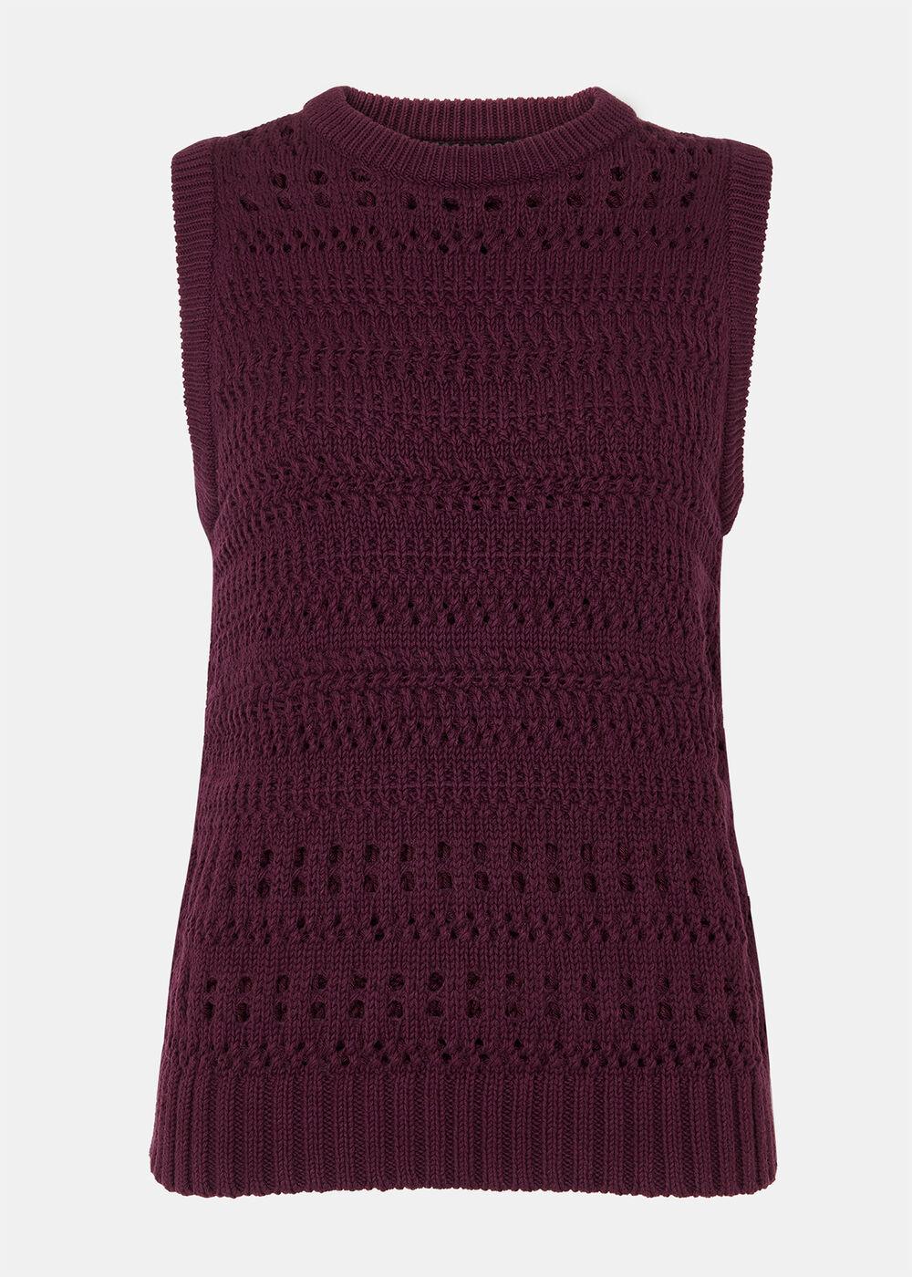 Chunky Cotton Pointelle Tank