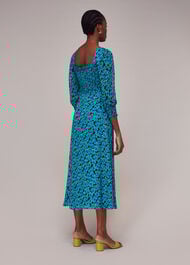 Farfalle Flower Midi Dress