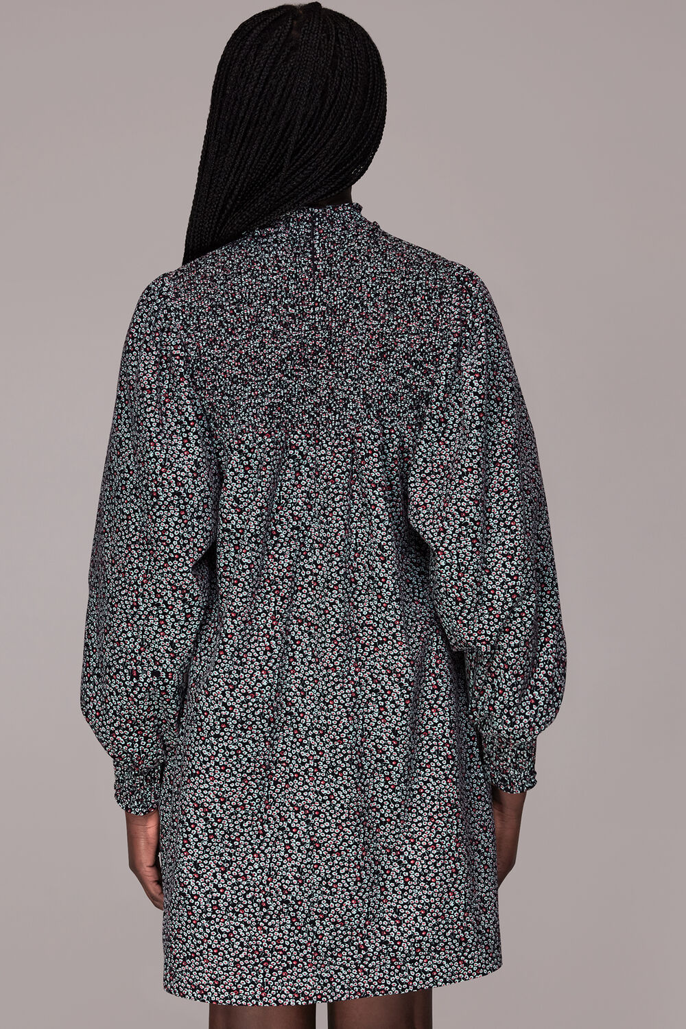 Micro Bud Pintuck Dress