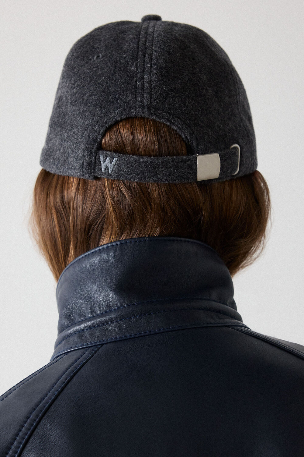 Grey Wool Cap