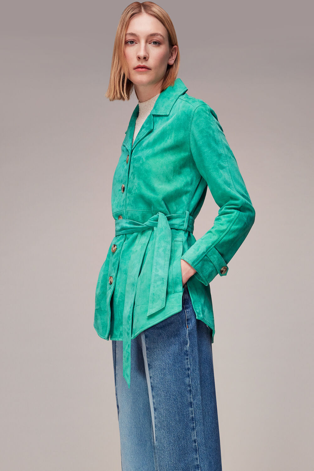 Rosa Suede Overshirt