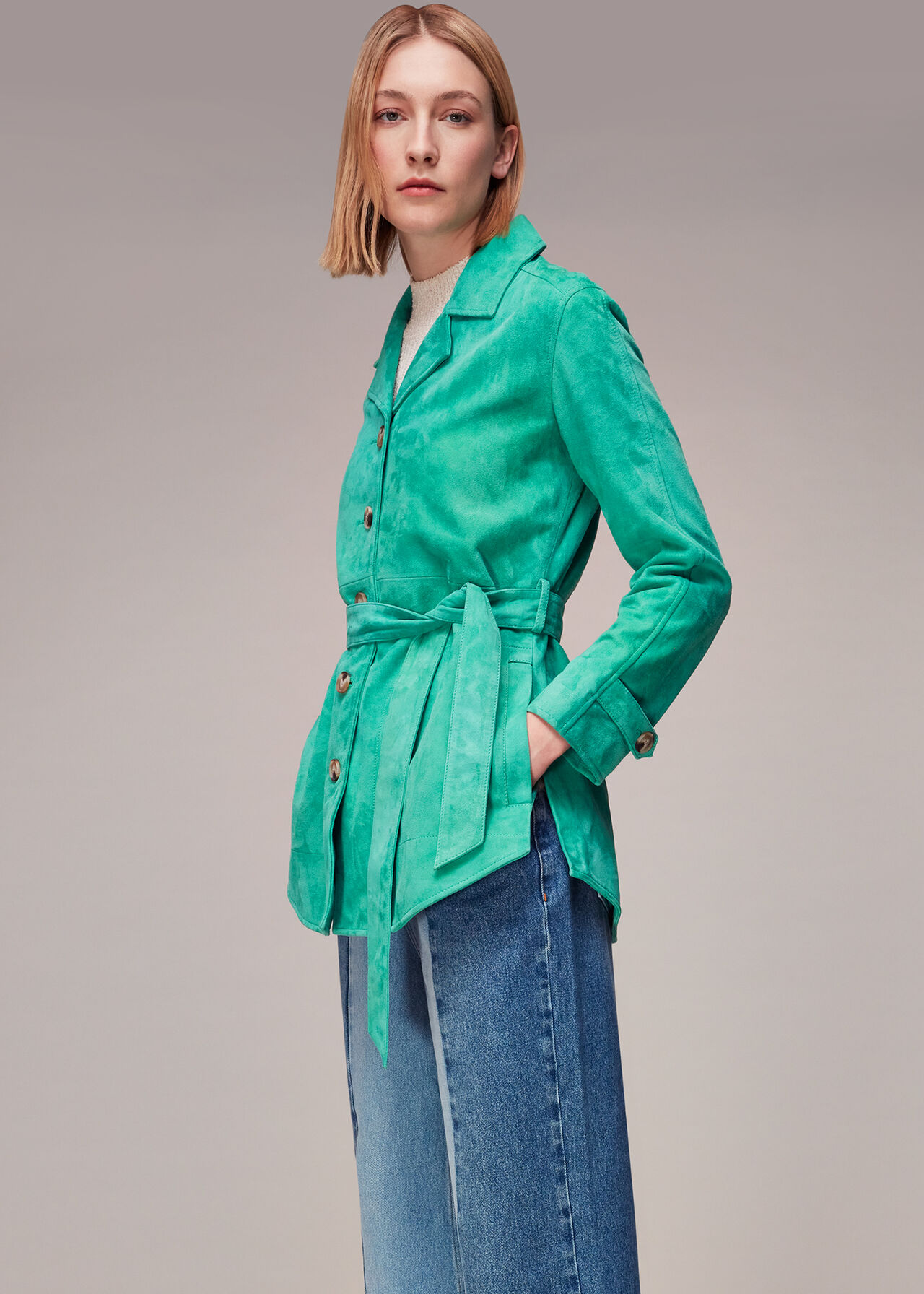 Rosa Suede Overshirt