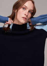 Colour Block Merino Jumper