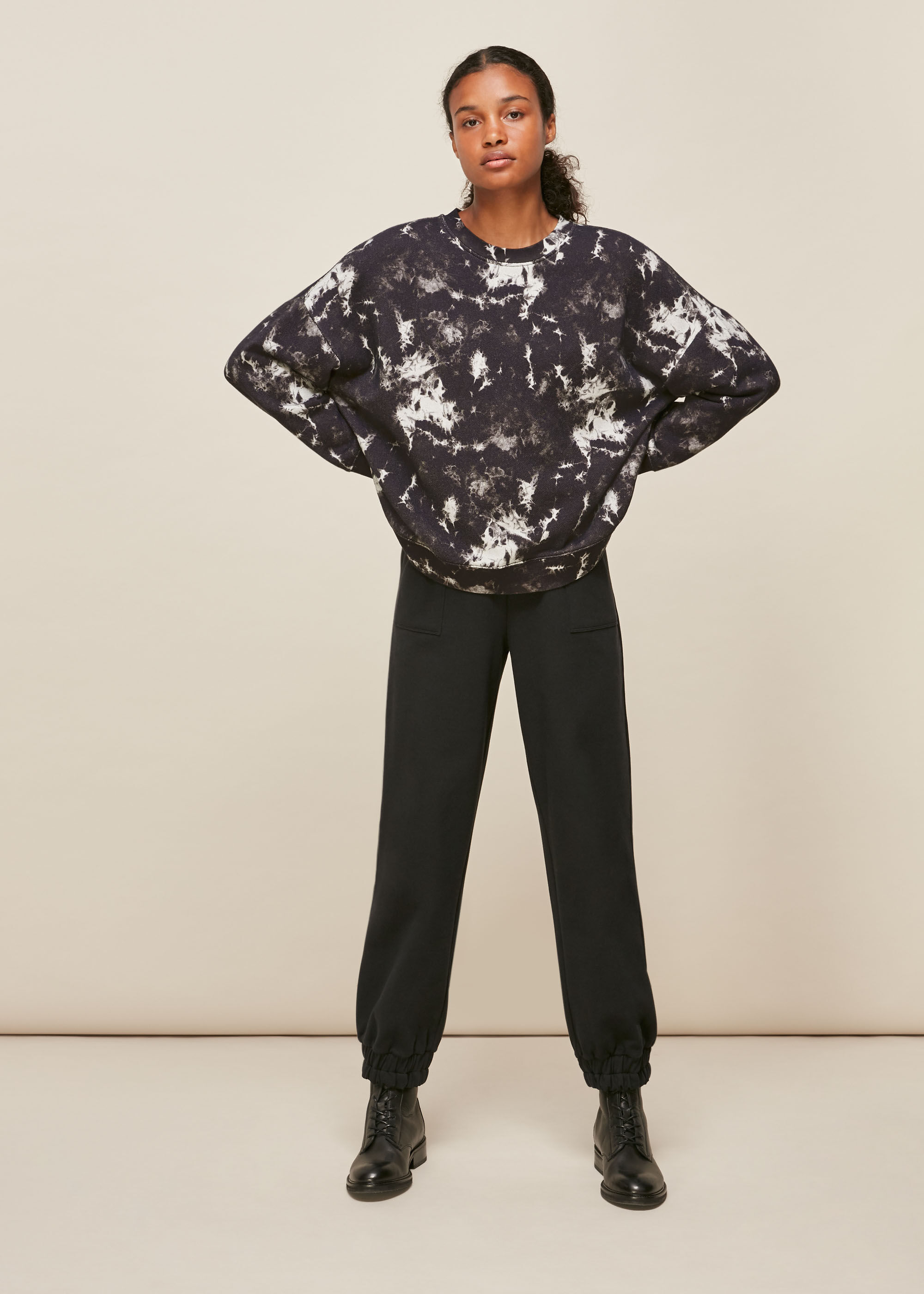 Whistles tie dye discount sweatshirt