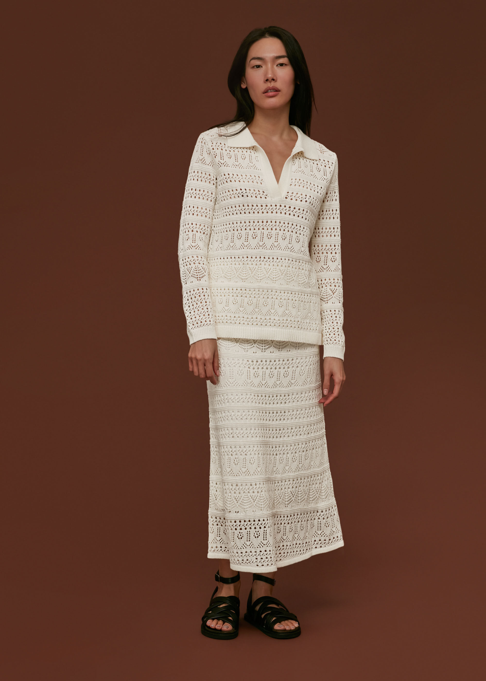 Crochet online skirt midi