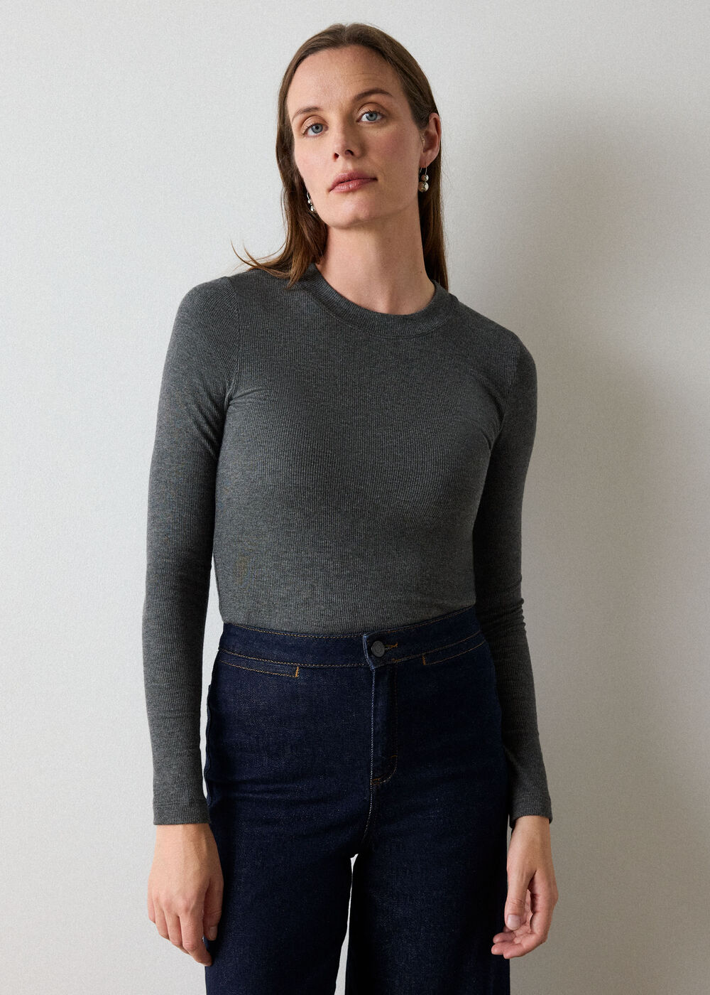 Essential Ribbed Crew