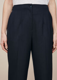 Anita High Waist Trouser Navy