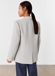 Petite Crepe Boyfriend Blazer