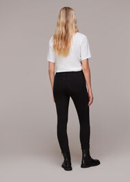 Stretch Slim Frayed Jean