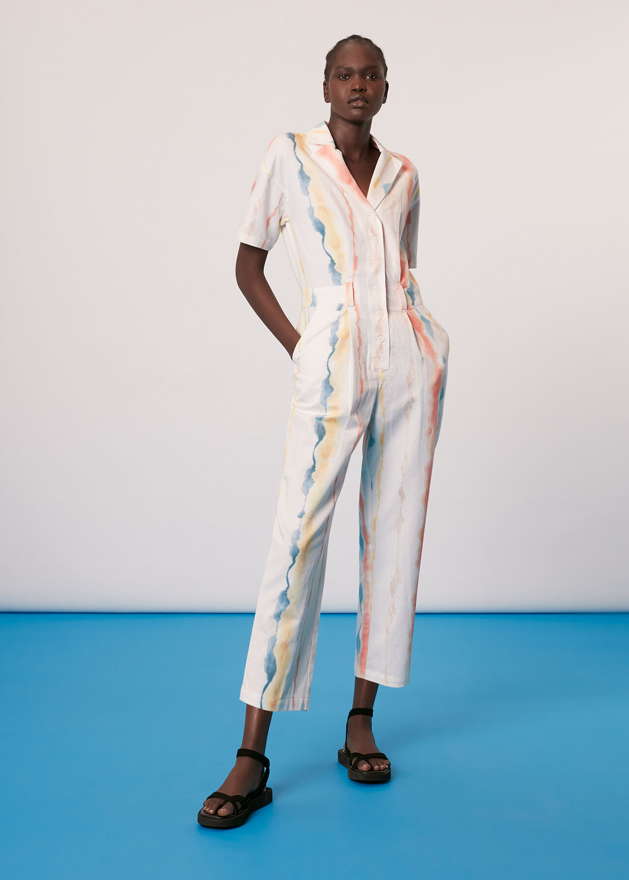 Shibori Tie Dye Boilersuit