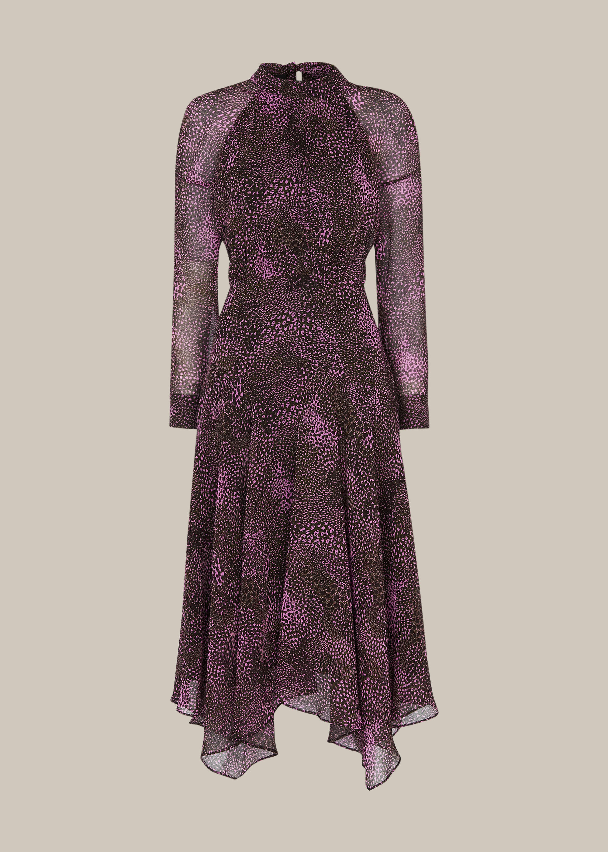Hot pink snake print dress shop