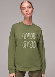 Oui Oui Logo Relaxed Sweat