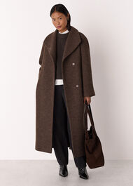 Petite Morgan Funnel Neck Coat