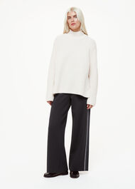 Petite Edie Side Stripe Ponte Trouser