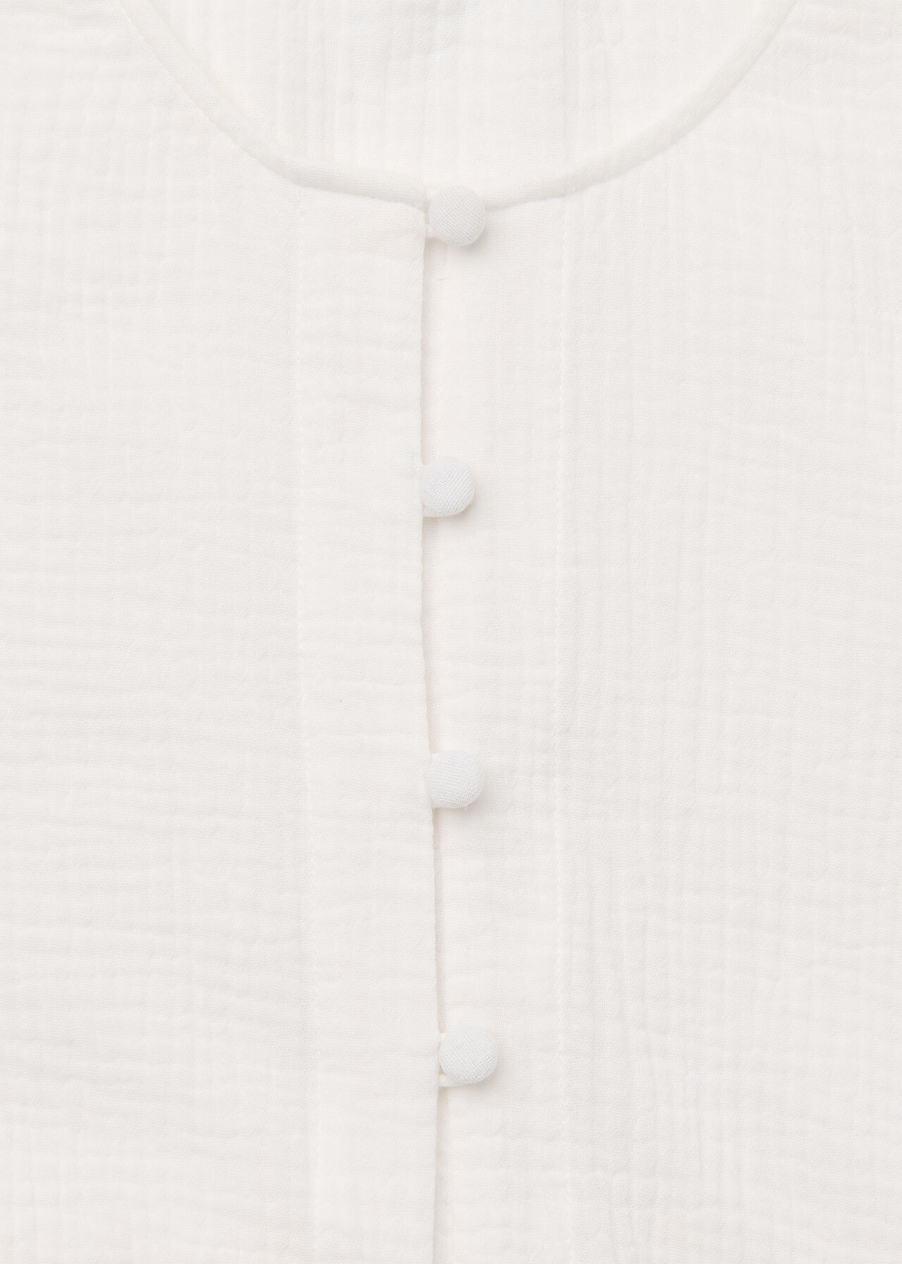 Cotton Frill Peplum Blouse