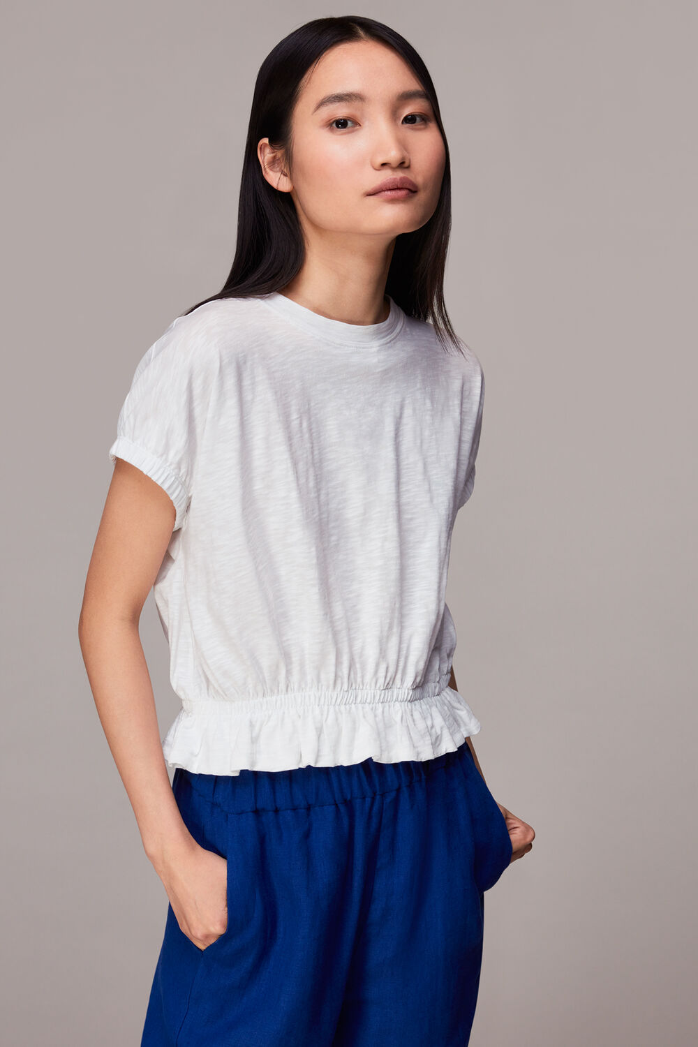 Celly Gathered Hem Top