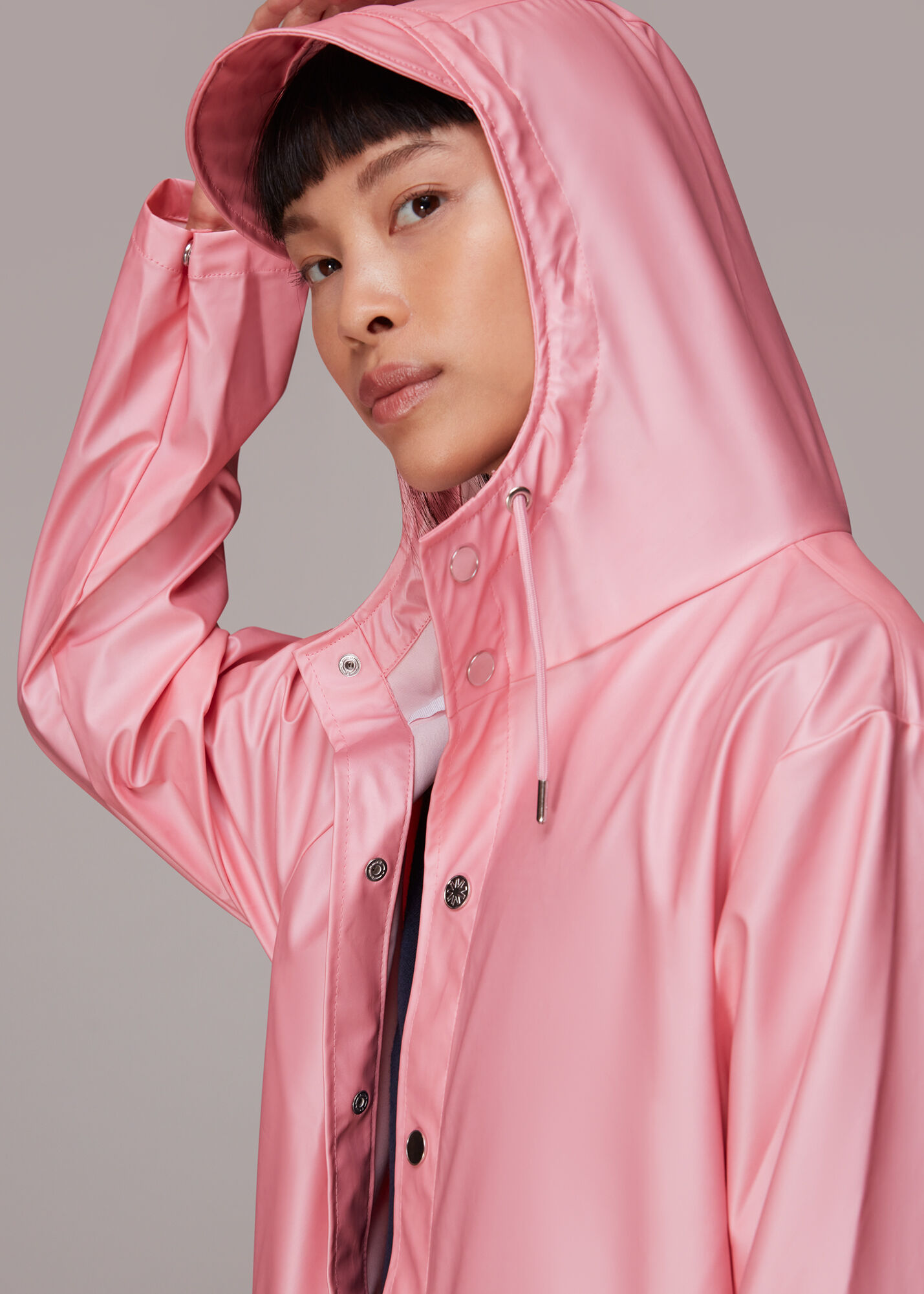 Pink Rains Unisex Long Jacket
