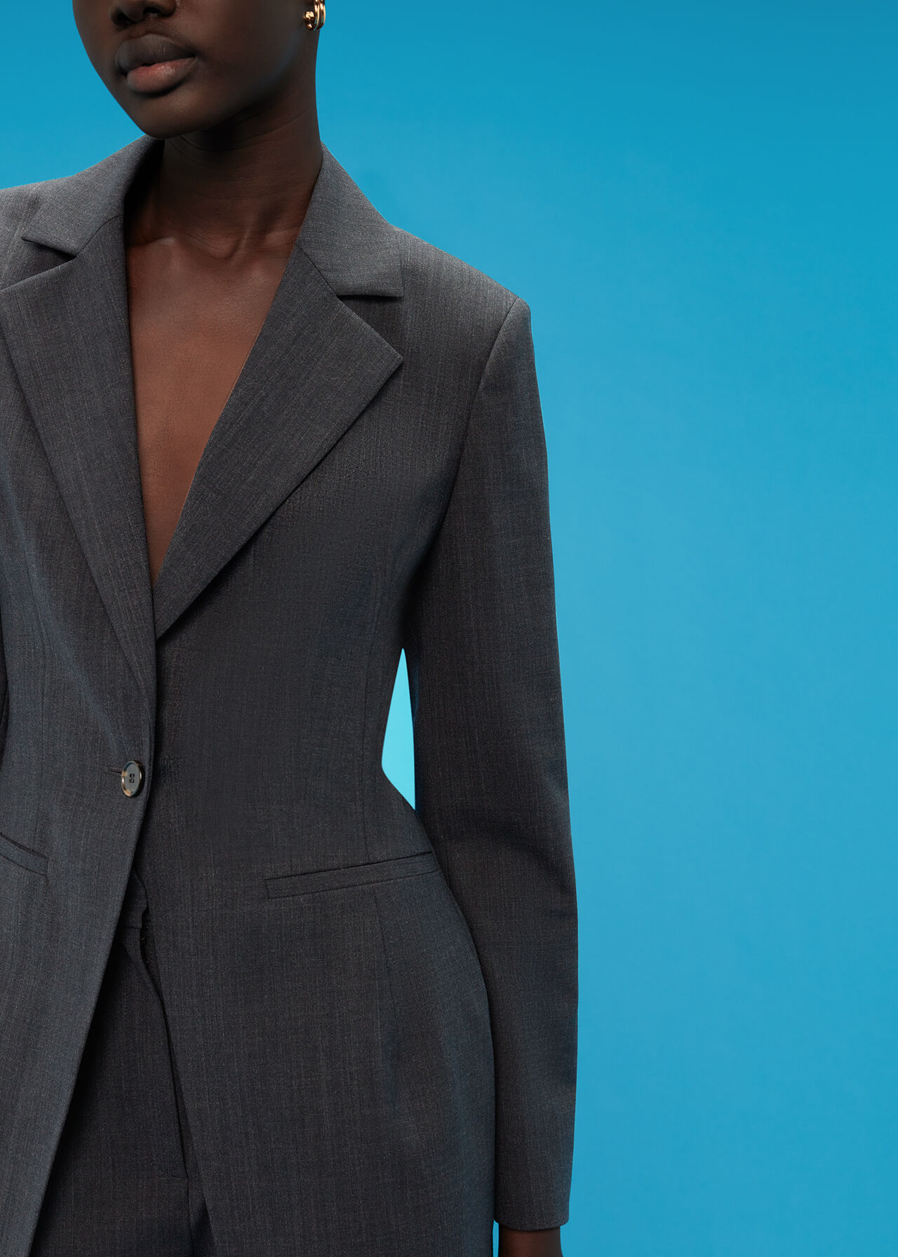Mia Elongated Waist Blazer