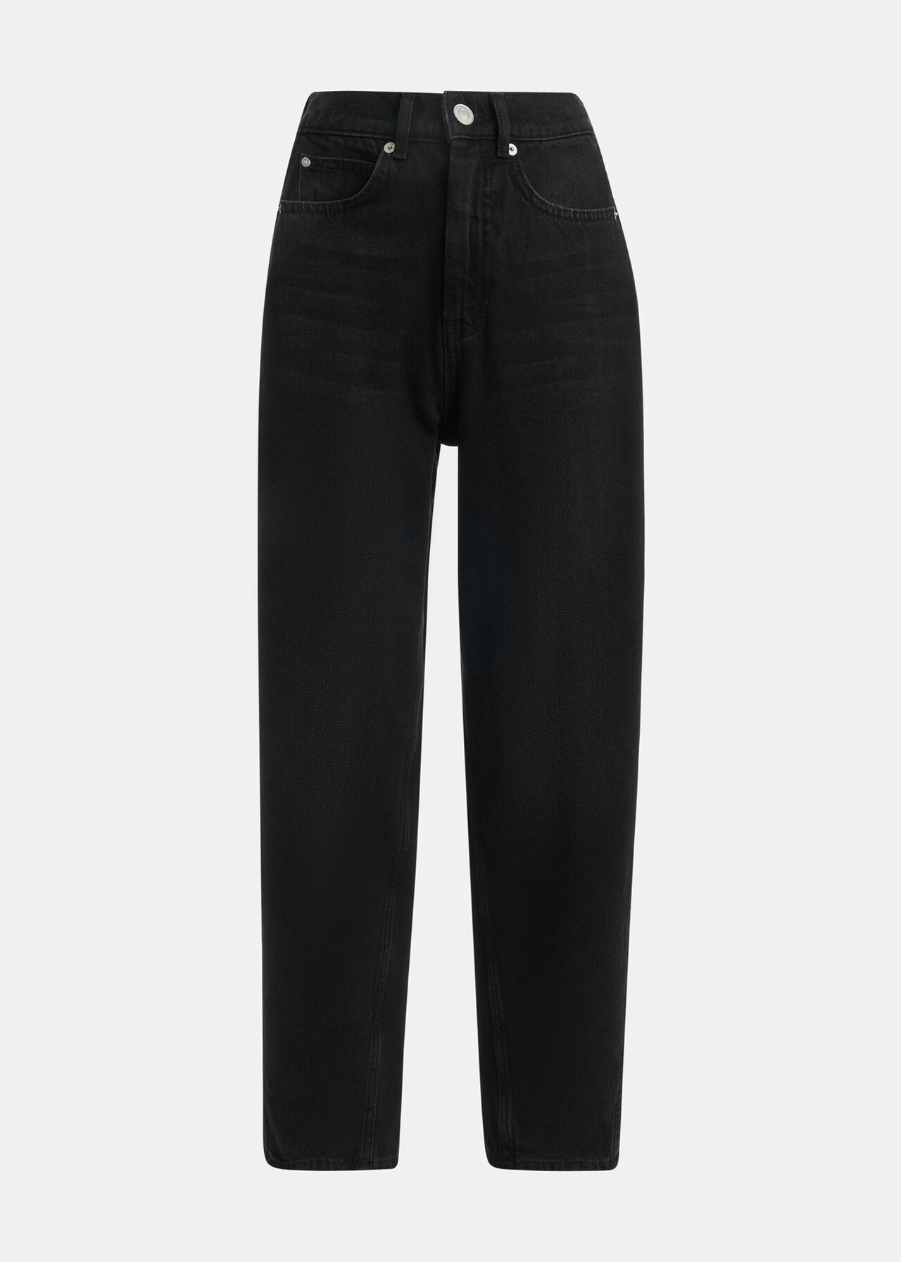 Authentic Barrel Leg Jean Black