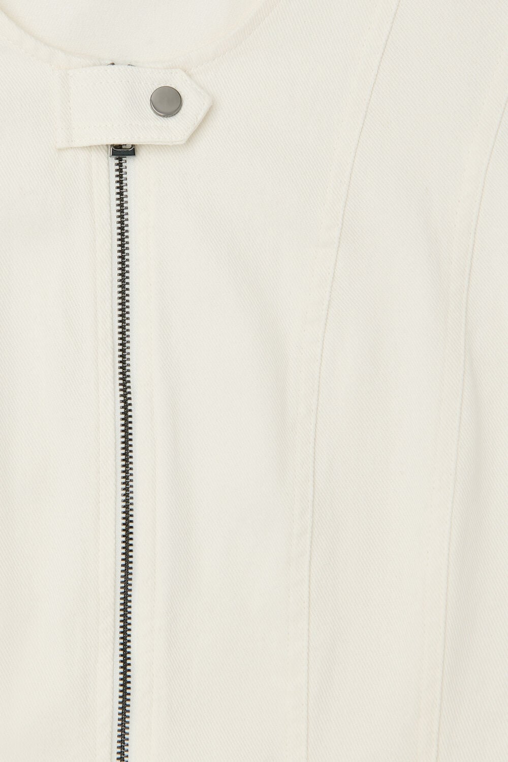 Denim Zip Detail Dress