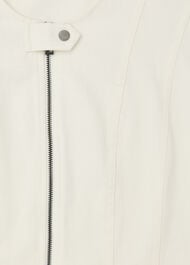 Denim Zip Detail Dress